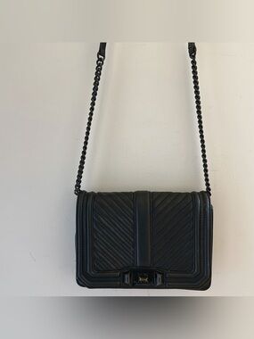 Rebecca Minkoff Chevron Quilted Love Crossbody Bag